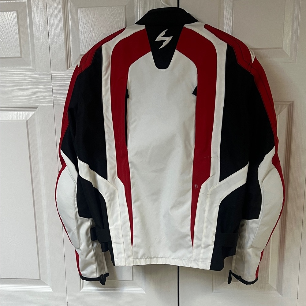 Get Stung Men's Red, Black, and White Performance Jacket - Picture 2 of 12
